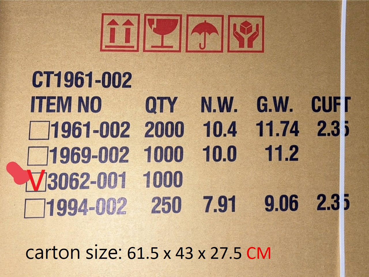 sodimm ddr packaging plastic box carton sizes 3062-001